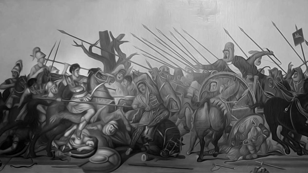 Alexander the Great and Darius III.