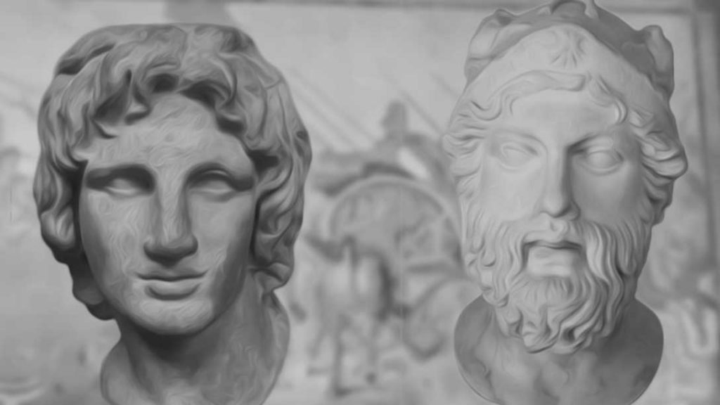 Alexander the Great and Parmenion