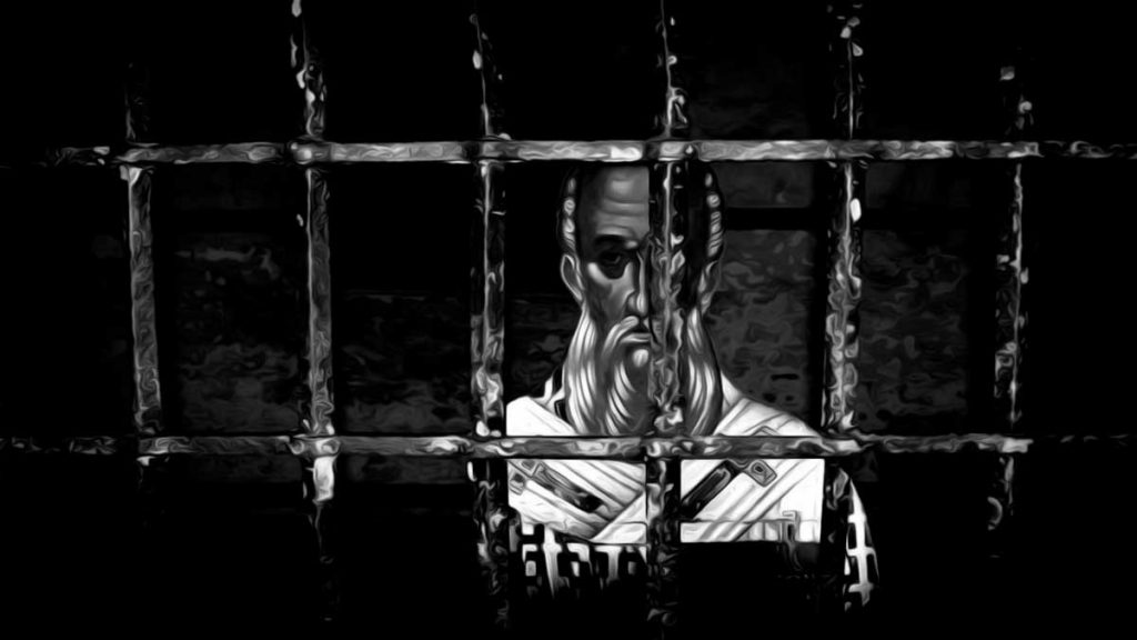 Athanasius of Alexandria behind bars