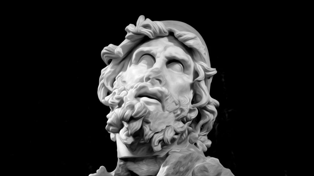 Head of Odysseus from a sculpture group found in Sperlonga