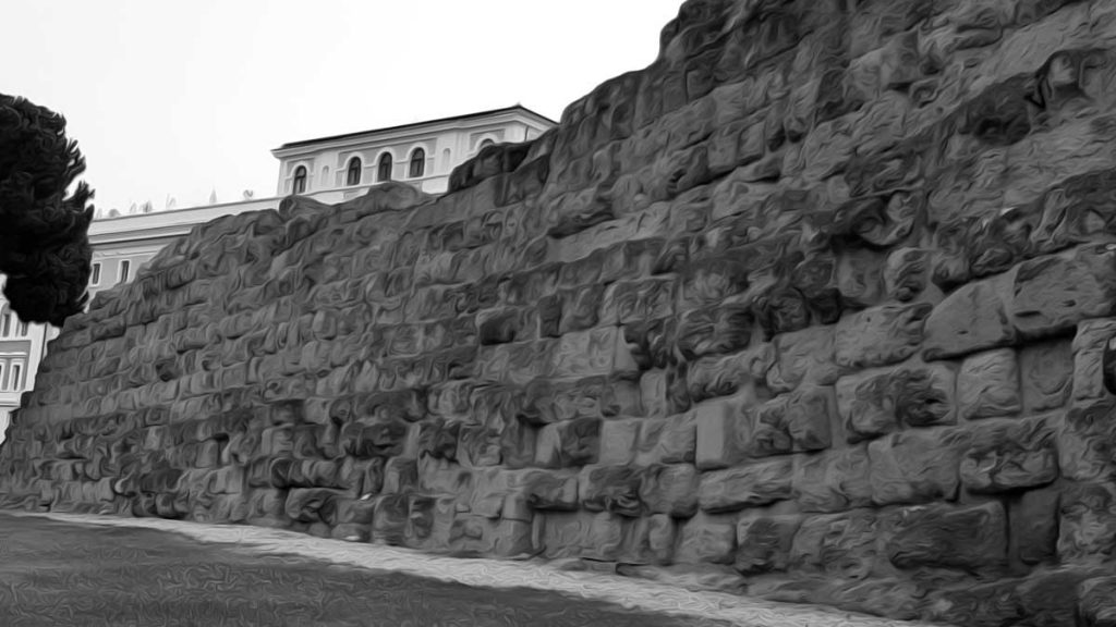 The wall of Servius Tullius